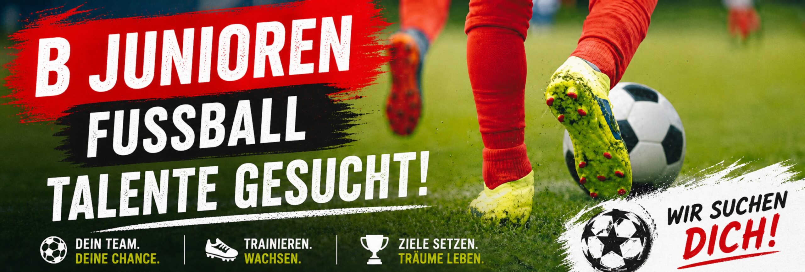 Mehr über den Artikel erfahren Werde Teil der JSG Ettlingen in der B-Jugend! ⚽🔥